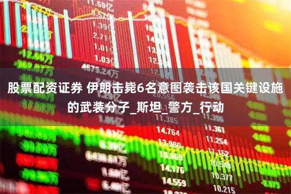 股票配资证券 伊朗击毙6名意图袭击该国关键设施的武装分子_斯坦_警方_行动