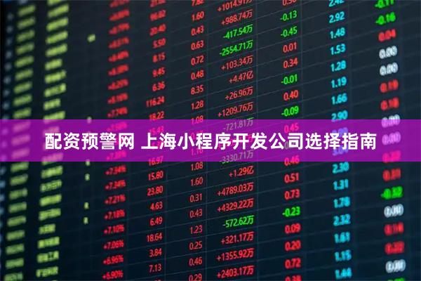 配资预警网 上海小程序开发公司选择指南
